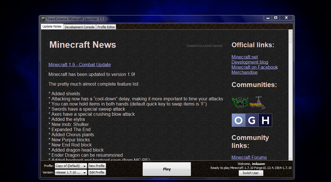 Minecraft Launcher 1.15.2/1.14.4/1.13.2 and 1.12.2 ...
