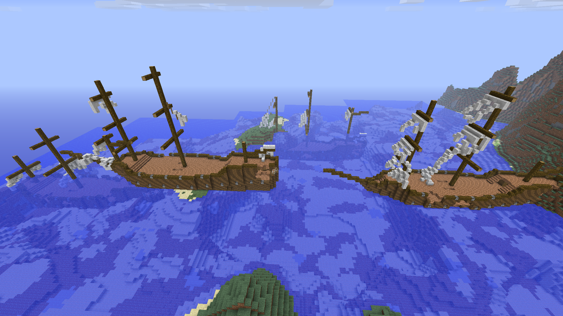 Shipwrecks Mod for Minecraft 1.12/1.11.2/1.10.2/1.8 