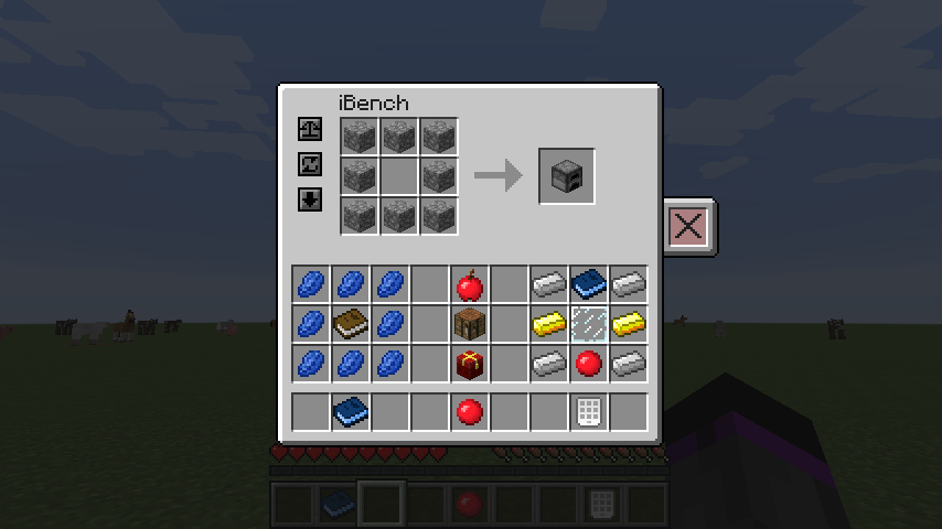 IBench Mod for Minecraft 1.7.10 (Portable Crafting Table 